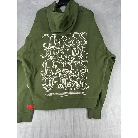 New Urban Outfitters CHNGE Trees Are The Roots Hoodie Sweatshirt - Picture 4 of 7